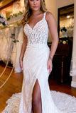 Vintage Lace Wedding Dresses Mermaid Backless Bridal Gowns WW323