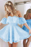 Cute Lace Short Homecoming Dress Cocktail Party Dress,WD114