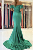 Green Mermaid Prom Dress Long Evening Dress,WP122