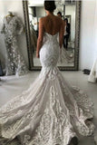 Gorgeous Mermaid Sweetheart Tulle Lace Wedding Dress,WW103