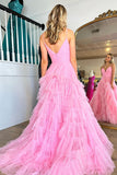 Princess Pink Prom dresses Long Party Dresses,WQ106