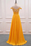 Off The Shoulder Chiffon Long Prom Dress Formal Dress,WP087