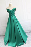 Charming Satin Prom Dress Off The Shoulder Evening Dress,WP147