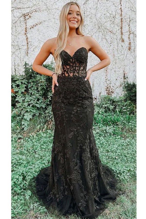 Mermaid Sweetheart Lace  Prom Dresses Evening Formal Dress,WP177